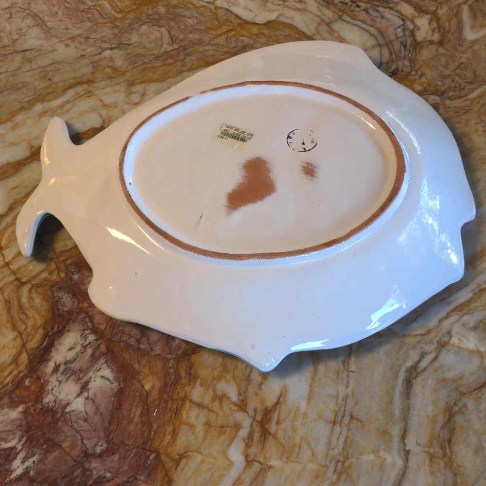 Ceramic fish platter